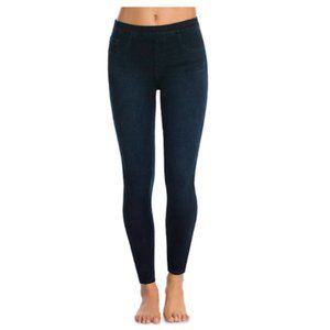 NWT SPANX® Cropped Indigo Knit Leggings Jeggings - Twilight Blue Denim, Small, S